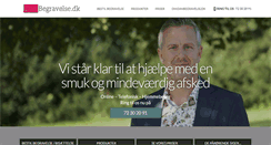 Desktop Screenshot of danbegravelse.dk
